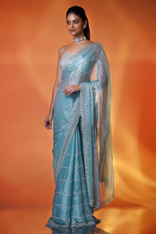 Alluring Royal Blue Soft Banarasi Silk Saree With Surpassing