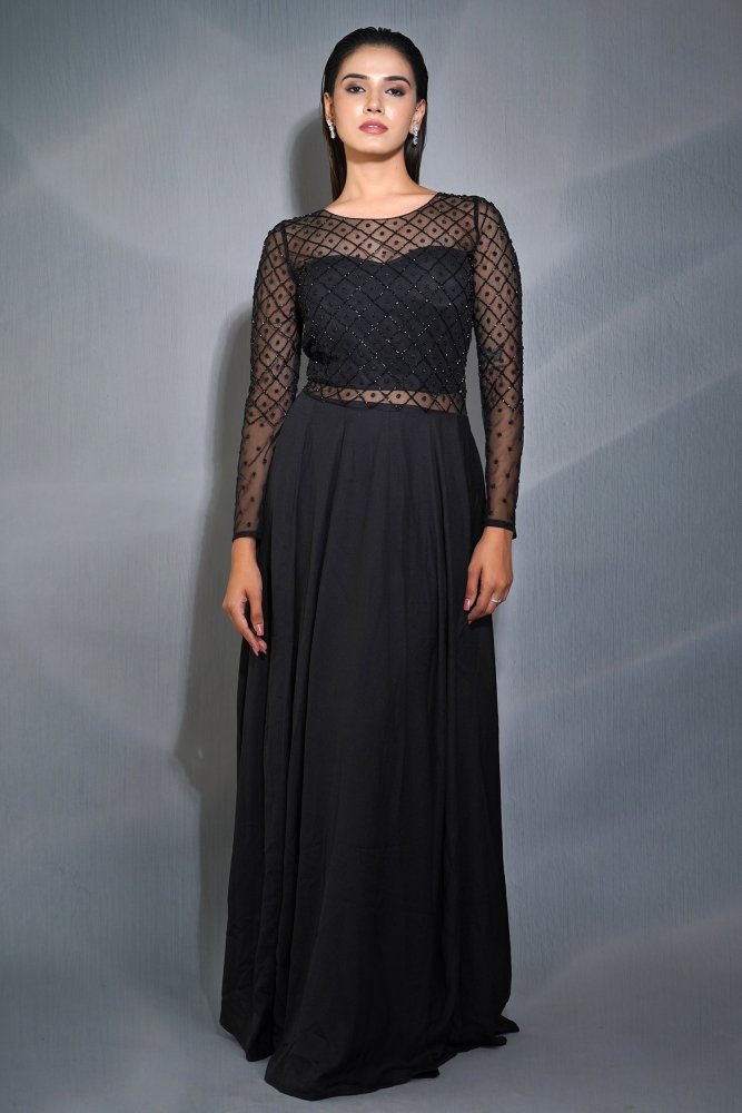 Sparkly Black Sequin Ball Gown Sweet 16 Dresses 66567 viniodress –  Viniodress