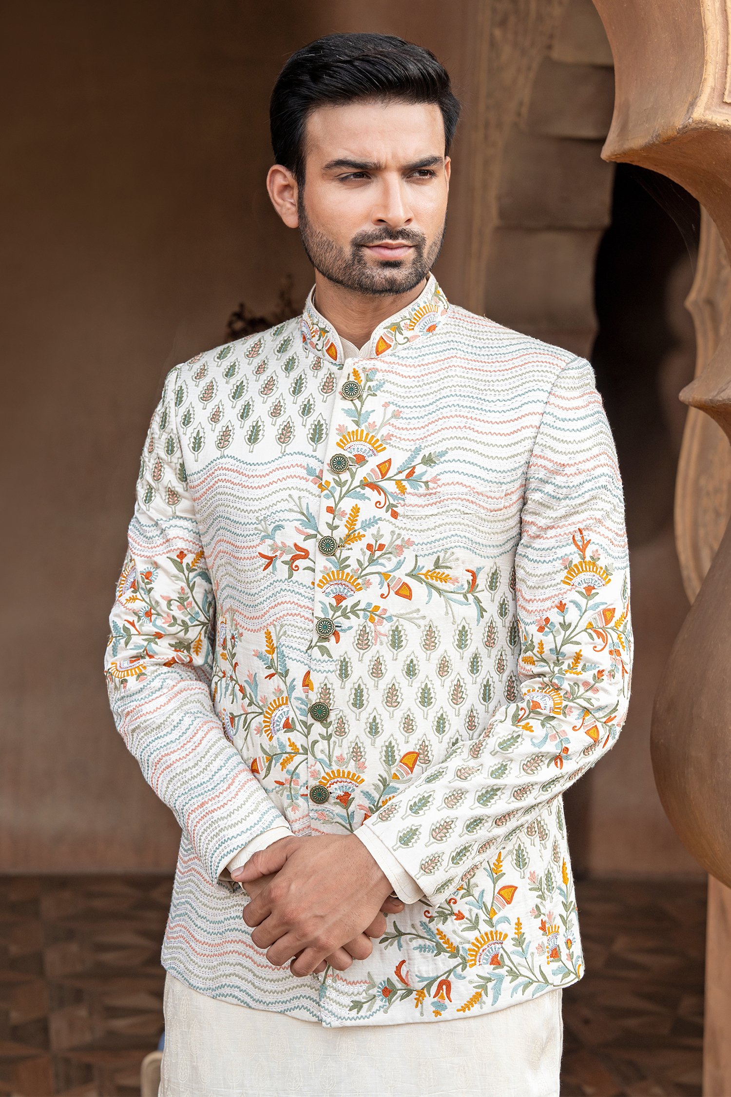 Best Designer Wedding Sherwani for Men Asopalav